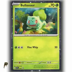 Pokemon Scarlet & Violet Promo Bulbasaur SVP 046 Cosmos Holo Rare Card NM - Image 1