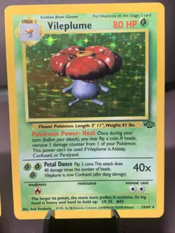 Pokemon TCG Jungle Set Holo Rare 3 Card Lot - VTG WOTC 1999 - Image 4