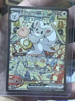 Pokemon TCG Cinccino Holo Illustration Rare Card Chaos Rising 119/086 - Image 2