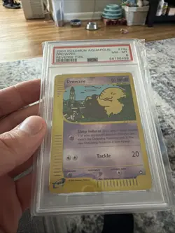 2003 Pokemon Aquapolis English Card - PSA 8 - Drowzee Reverse Foil #74a/147 - Image 2