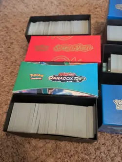 Pokemon Scarlet & Violet Stellar Crown Card Sleeves with Box lot - Image 4