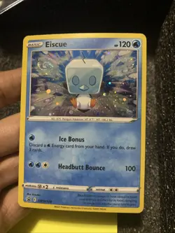 Eiscue SWSH128 Black Star Promo Pokemon Card TCG - Evolving Skies - NM/ Mint - Image 2