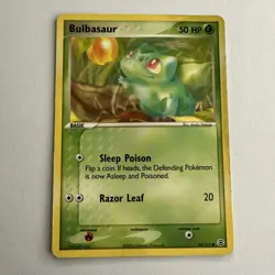 Pokemon Card TCG Bulbasaur EX FireRed & LeafGreen 54/112 - Image 1