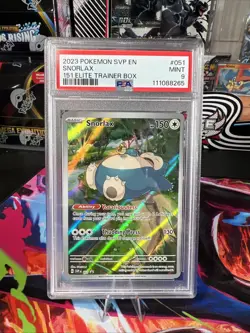 Pokemon Snorlax TCG Promo Card SVP151 PSA 9 Mint, English, Scarlet & Violet - Image 1