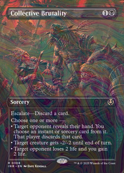 Foil Collective Brutality - Innistrad Remastered - 308 | MTG Card - Image 1