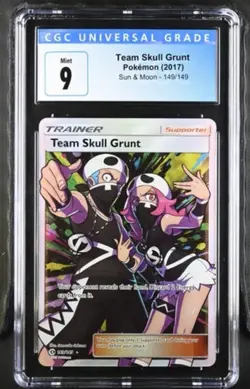 Team Skull Grunt Sun & Moon 149/149 CGC 9 Mint 2017 Pokemon Card - Image 1