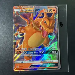 Pokemon TCG Card Charizard GX SM211 Sun & Moon Holo Black Star Promo NM B - Image 1
