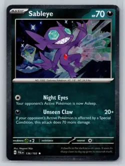 Sableye (Cosmos Holo) Holo Rare Miscellaneous Cards & Products 136/193 NM - Image 1