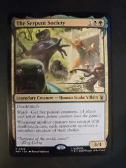 The Serpent Society NM Marvel Super Heroes MTG FREE SHIPPING - Image 1