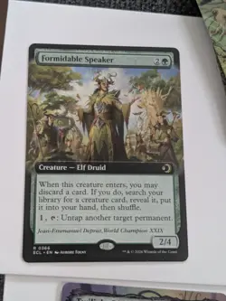 Formidable Speaker Extended Art Nonfoil Lorwyn Eclipsed Card #0366 MTG NM - Image 1