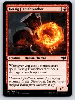 Kessig Flamebreather 164 Common Innistrad: Crimson Vow Magic: The Gathering NM - Image 1