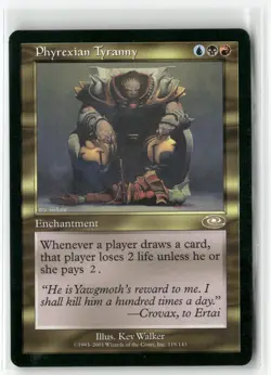 Phyrexian Tyranny 118 Rare Planeshift Magic: The Gathering Lightly Played - Image 1