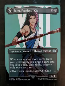MTG Fang, Fearless l'Cie Borderless Regular #0381 Final Fantasy Uncommon NM/M - Image 1