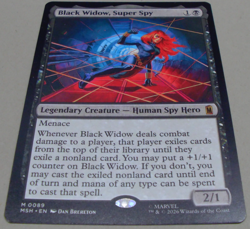 MTG Black Widow, Super Spy Marvel Super Heroes - Image 1