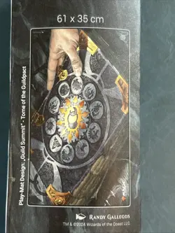 MAGIC THE GATHERING PLAY- MAT "GUILD SUMMIT TOME of the GUILDPACT" NEW in BOX - Image 4