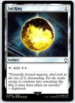 Sol Ring (0357) 357 UC Commander: FINAL FANTASY MTG NM/M - Image 1