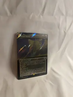 Wizards of the Coast Minas Tirith LTR Surge Foil Borderless Rare Land #0752 EN - Image 2