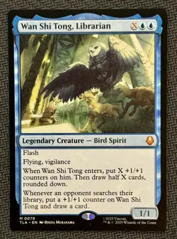 Wan Shi Tong, Librarian Avatar Set Creature Blue #0078 2025 Magic The Gathering - Image 1