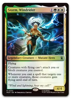 Storm, Windrider #230 (Foil) (NM) Marvel Super Heroes MSH Magic MTG - Image 1