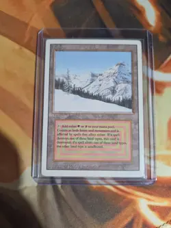 Magic the Gathering Taiga Revised Edition Dual Land LP - Image 2