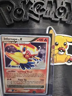 Pokemon Infernape LV.X Diamond & Pearl 121/130 Ultra Rare Holo EX-LP - Image 1