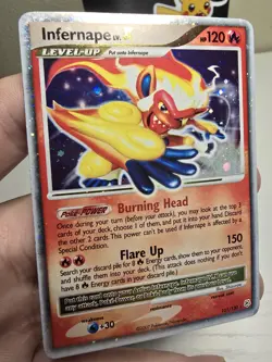 Pokemon Infernape LV.X Diamond & Pearl 121/130 Ultra Rare Holo EX-LP - Image 3