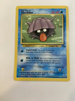 Pokemon Card Shellder 54/62 Fossil Unlimited WOTC 1999 LP-NM - Image 1