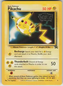 Pokemon TCG Pikachu (Movie Promo) Promo WoTC Promo 04/53 - Image 1