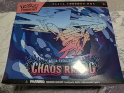 Pokemon Chaos Rising Elite Trainer Box ETB Factory Sealed (Small Tear) - Image 1
