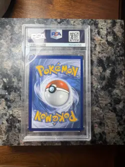 2021 Pokemon Premium Collection Promo Reshiram & Charizard Gx #SM247 PSA 9 - Image 2