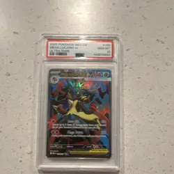 Pokemon 2025 TCG Me01 Mega Evolution Mega Lucario EX Holo 160/132 PSA 10 - Image 1