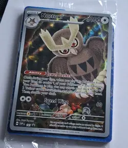 Pokemon TCG Stellar Crown Black Star Promo Noctowl SVP #141 Sealed - Image 1