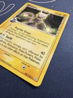 Mewtwo (Delta Species) 24/110 Pokemon Holon Phantoms Non-Holo Regular Rare LP - Image 3