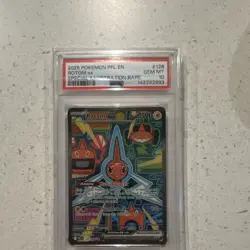 Pokemon 2025 TCG Me02 Phantasmal Flames Rotom ex Holo SIR 126/094 PSA 10 - Image 1