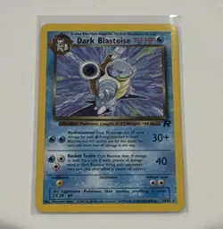 Nintendo Team Rocket Dark Blastoise 20/82 EN Rare Unlimited Regular 70 HP 2000 - Image 1