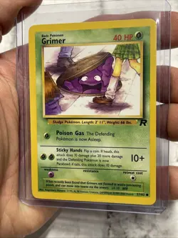 Pokemon TCG - GRIMER 57/82 - Team Rocket (2000) WOTC - Pokemon Vintage NM/MT - Image 2