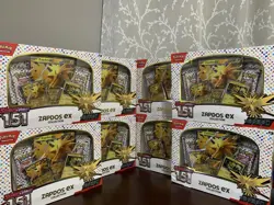 🔥8x Pokemon TCG Scarlet & Violet 151 Zapdos EX Collection Box * NEW SEALED *🔥 - Image 1