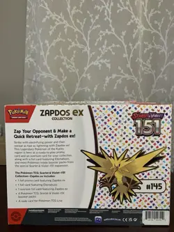 🔥8x Pokemon TCG Scarlet & Violet 151 Zapdos EX Collection Box * NEW SEALED *🔥 - Image 4