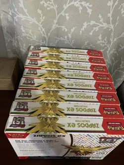 🔥8x Pokemon TCG Scarlet & Violet 151 Zapdos EX Collection Box * NEW SEALED *🔥 - Image 5