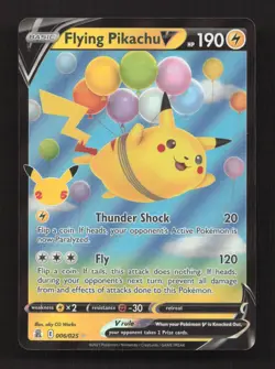 Flying Pikachu V 006/025 Holo V Rare Celebrations Pokemon Near Mint - Image 1