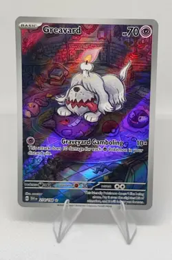 Greavard #214/198 Scarlet & Violet, Illustration Rare, NM/M, Pokemon TCG - Image 1