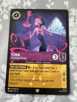 Disney Lorcana 56/204 Yzma - Conniving Chemist - Azurite Sea -Legendary - Image 1