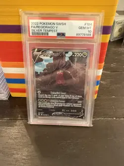Regidrago V PSA 10 English Pokemon Card 184/195 Silver Tempest 2022 Alt Art - Image 1