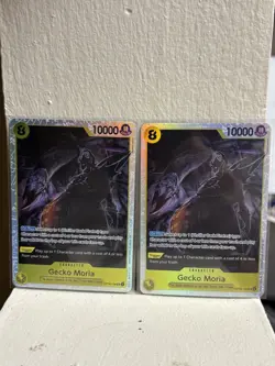 One Piece TCG Gecko Moria OP14-104 SR 2x (TWO CARDS) Near Mint Foil - Image 1