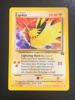 Pokemon Promo Card Lot Zapdos 23 And Moltres 21 WotC 2000 Wizards - Image 2