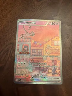 Mew EX SVP 053 Pokemon TCG Scarlet & Violet 151 UPC Promo Card Mint/Nm Condition - Image 2