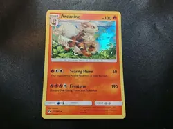 Arcanine 22/149 Holo Rare Sun & Moon Base Pokemon Card NM - Image 1