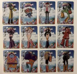 One Piece Promo Ginza Nishikawa Bakery Card Complete 12 Pc Set Egg Head - Image 1