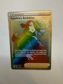 Pokemon TCG Cynthia's Ambition Brilliant Stars Full Art Secret Rare Card 178/172 - Image 1