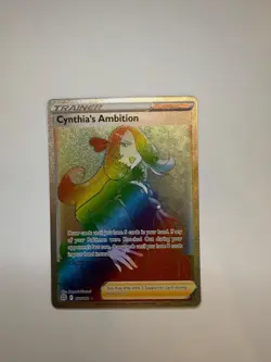 Pokemon TCG Cynthia's Ambition Brilliant Stars Full Art Secret Rare Card 178/172 - Image 2